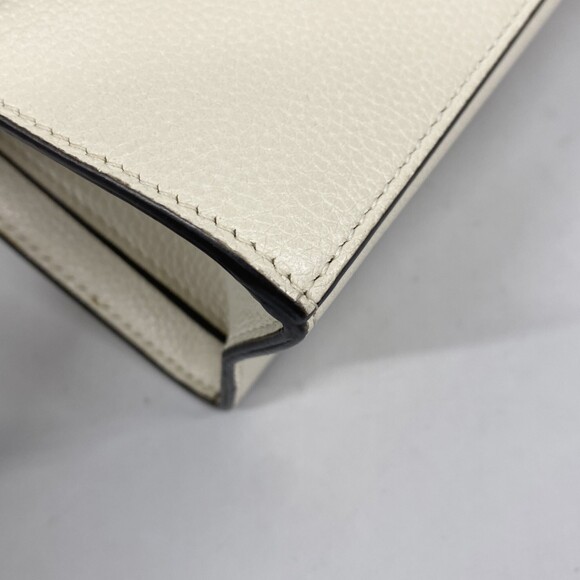 GUCCI White Leather Shoulder Bag - Picture 11 of 12
